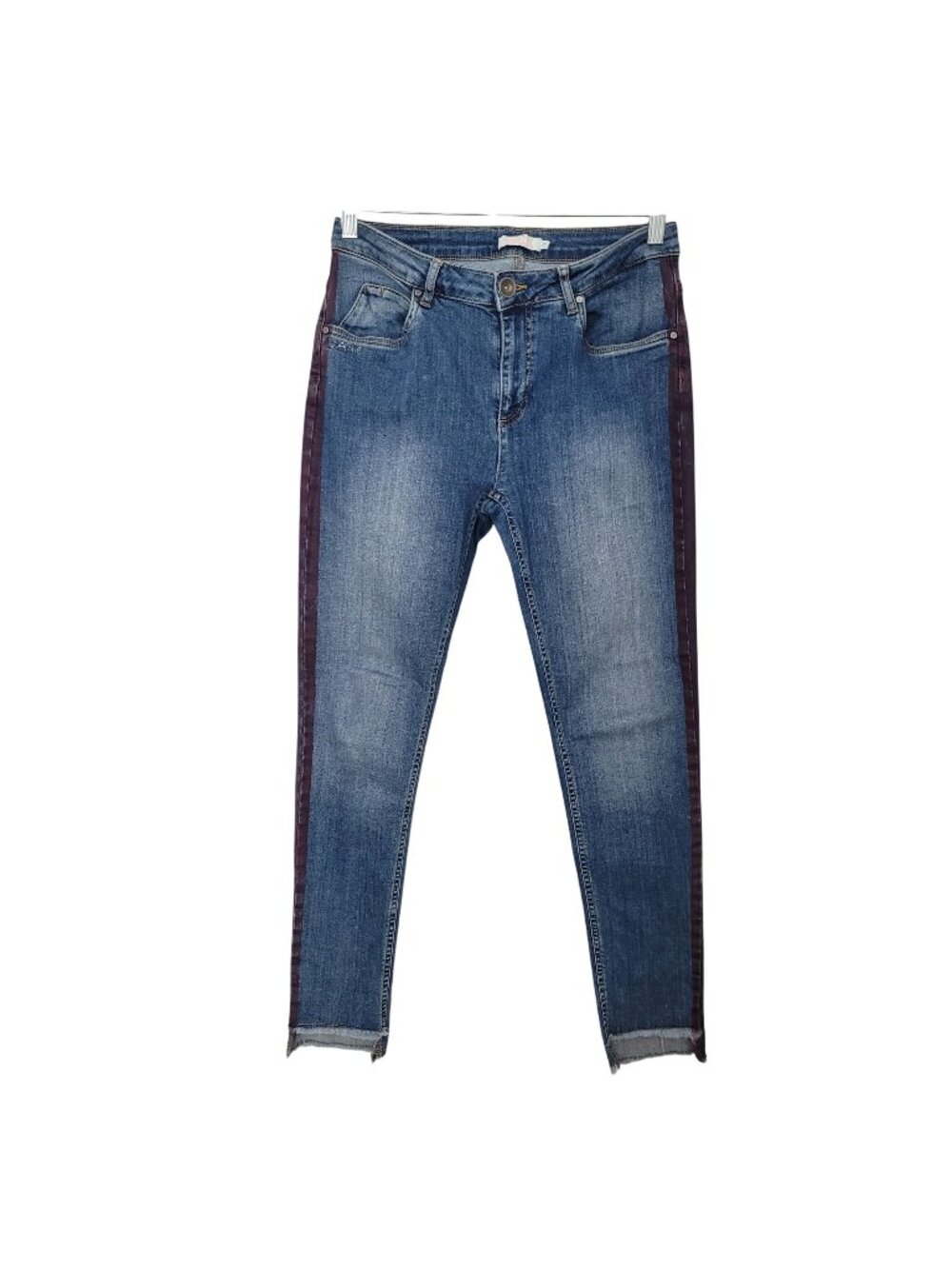 Coster Copenhagen L'Aile Slim Fit Denim Jeans Womens Size 27 Side Panel Detail